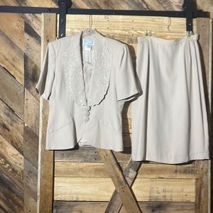 Helene D Collection Skirt Set Size 12